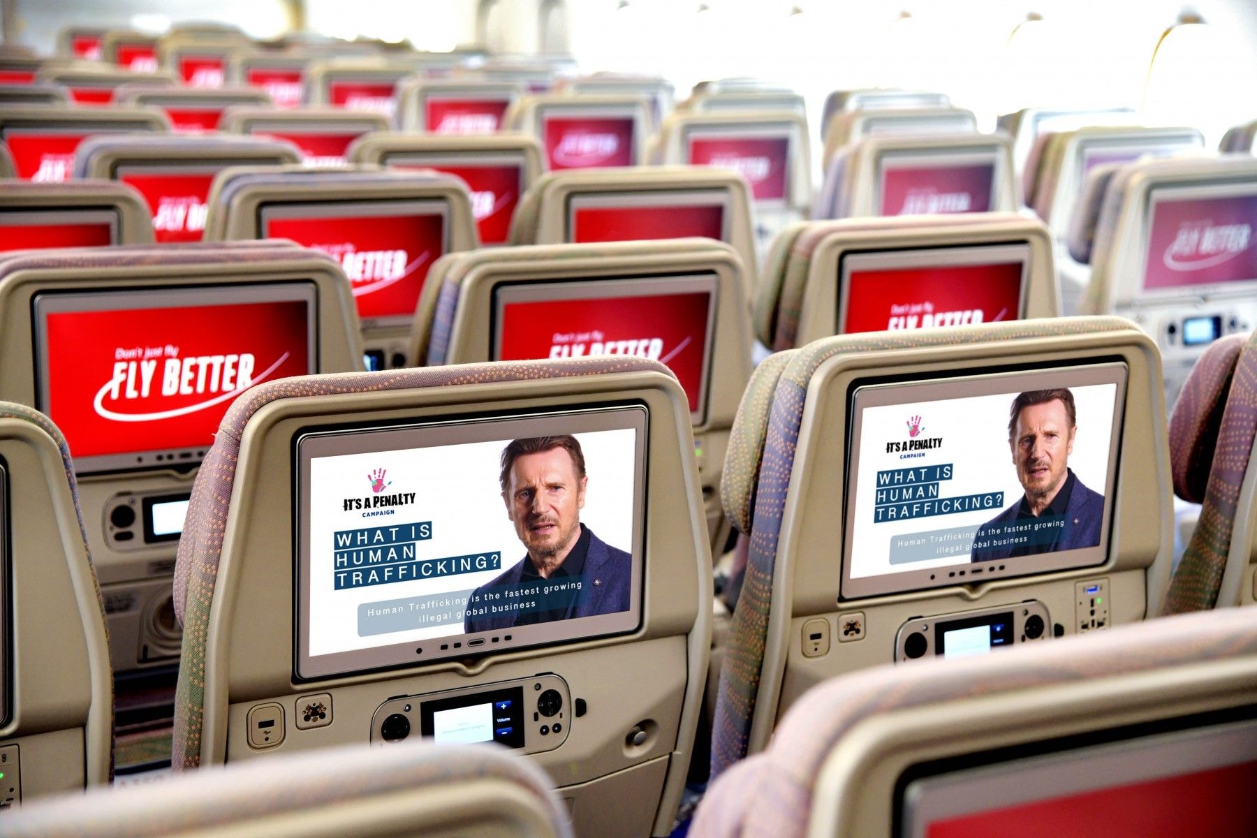 Emirates helps shine a spotlight on the issue of human trafficking