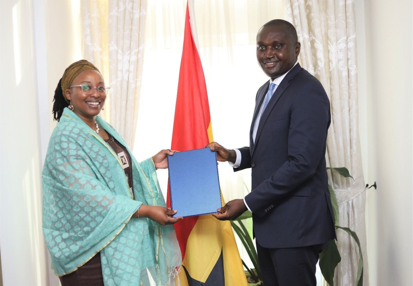 New Resident Representative of UNDP Ghana presents letter of credence