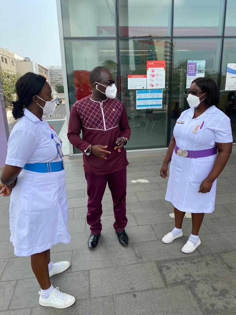 Vodafone Foundation donates PPE to Accra Regional Hospital during Christmas  
