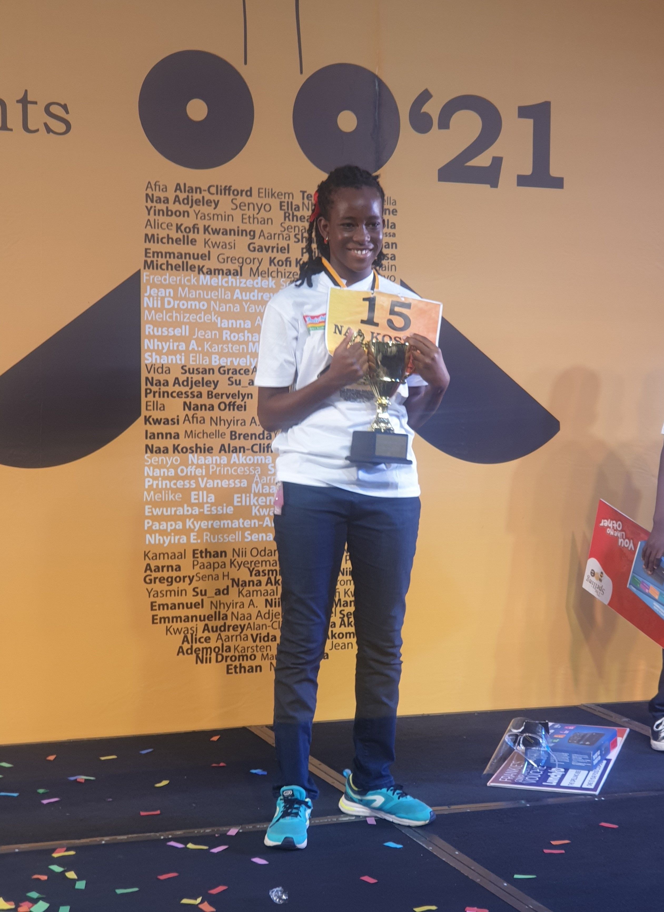Naa Koshie emerges champion of 2021 Spelling Bee