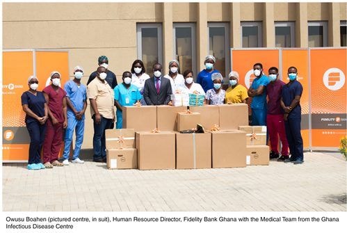 Fidelity Bank extends support to Infectious Disease Centre