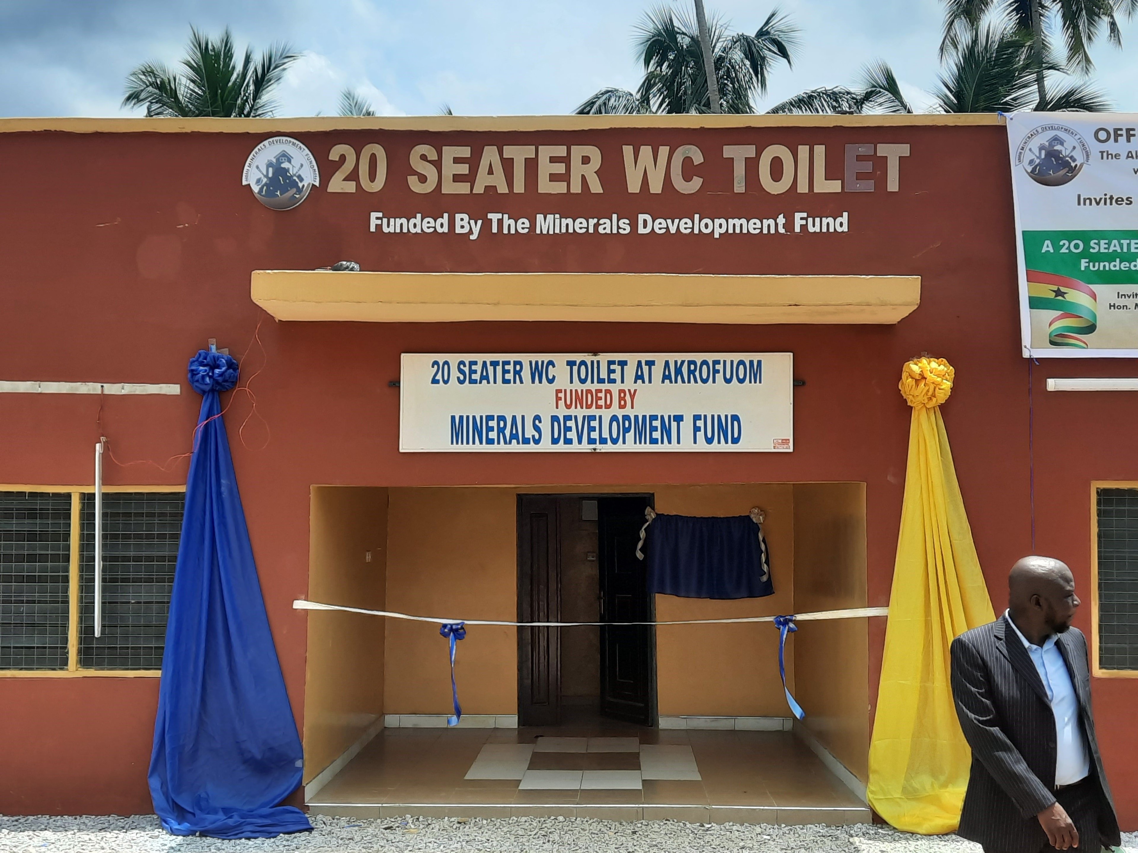 90-year-old toilet facility replaced through MDF in Adansi Akrofuom 