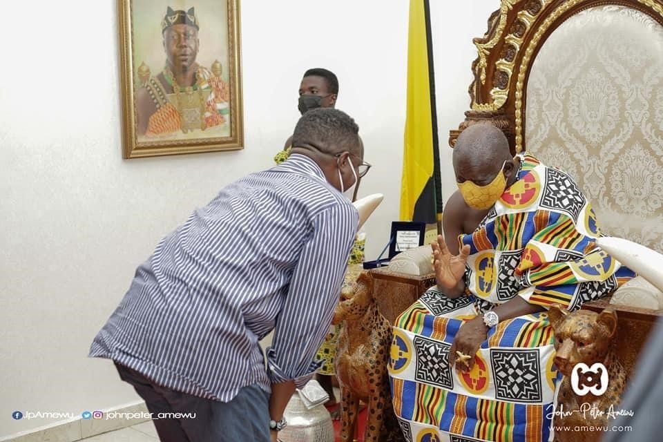 Asantehene calls for the demolishing of structures along right of way for railway projects 