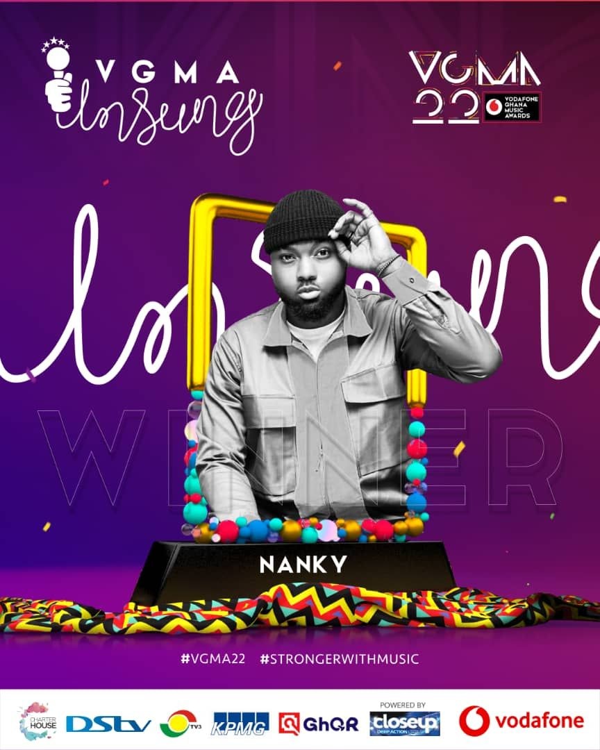 Nanky wins VGMA22 unsung initiative