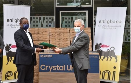 Eni, OCTP partners donate equipment to GHS to support fight against COVID-19