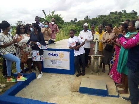 Rotary Club of Accra Ridge supports 5 communities with boreholes