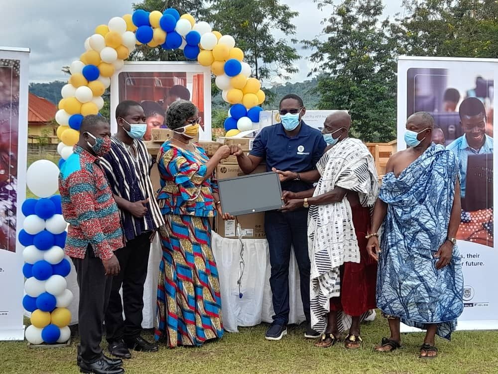 Abosso Gold Field supports 14 host communities with educational materials
