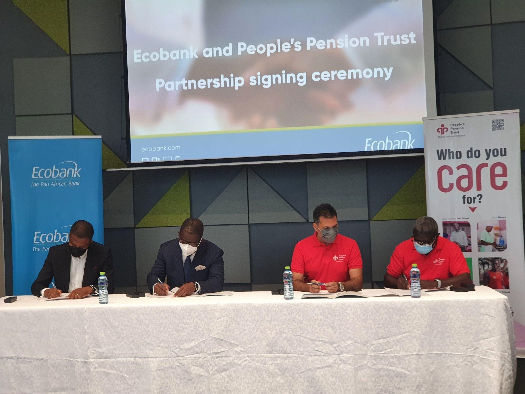 Ecobank, People’s Pension Trust join hands to reach informal sector