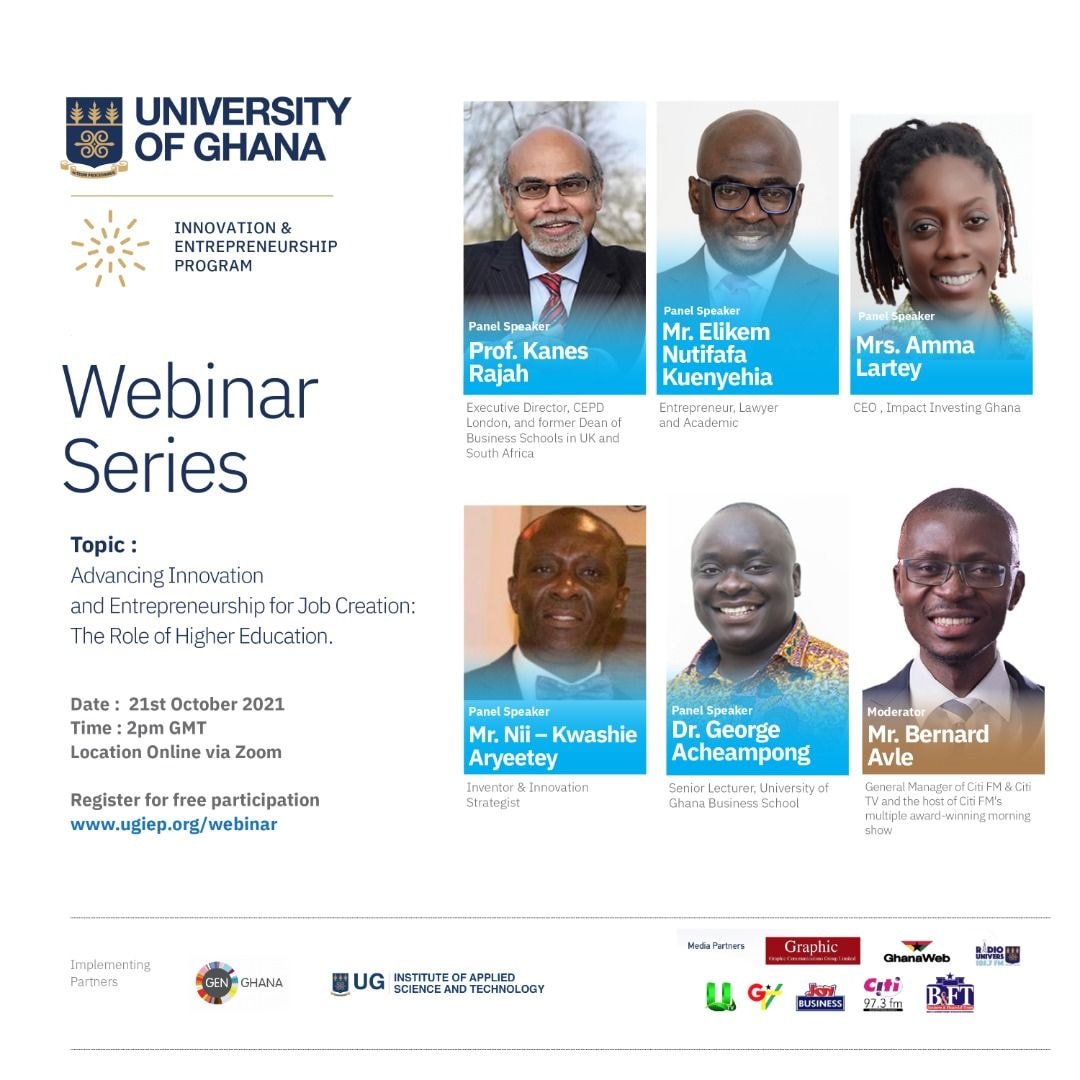 UGIEP & IAST to host webinar towards Driving innovation and entrepreneurship