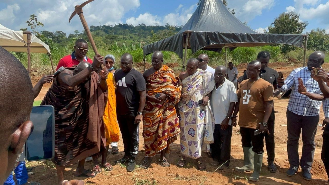Work begins on Nana Akuoko Sarpong Sports Complex in Agogo 