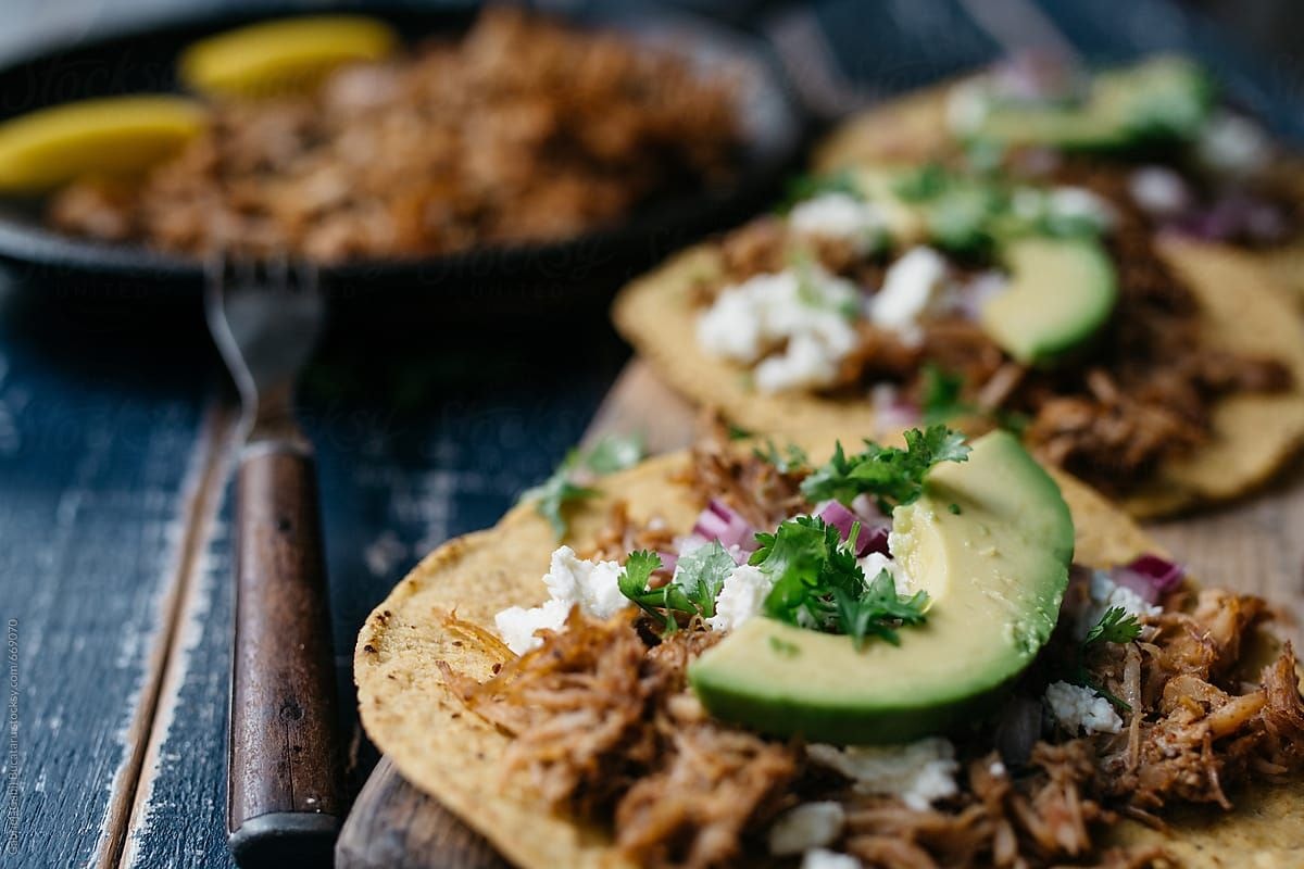 Recipes with Dainess Chef’s School: Carnitas Tostada (Mexican Pulled Pork and Corn Tortillas)