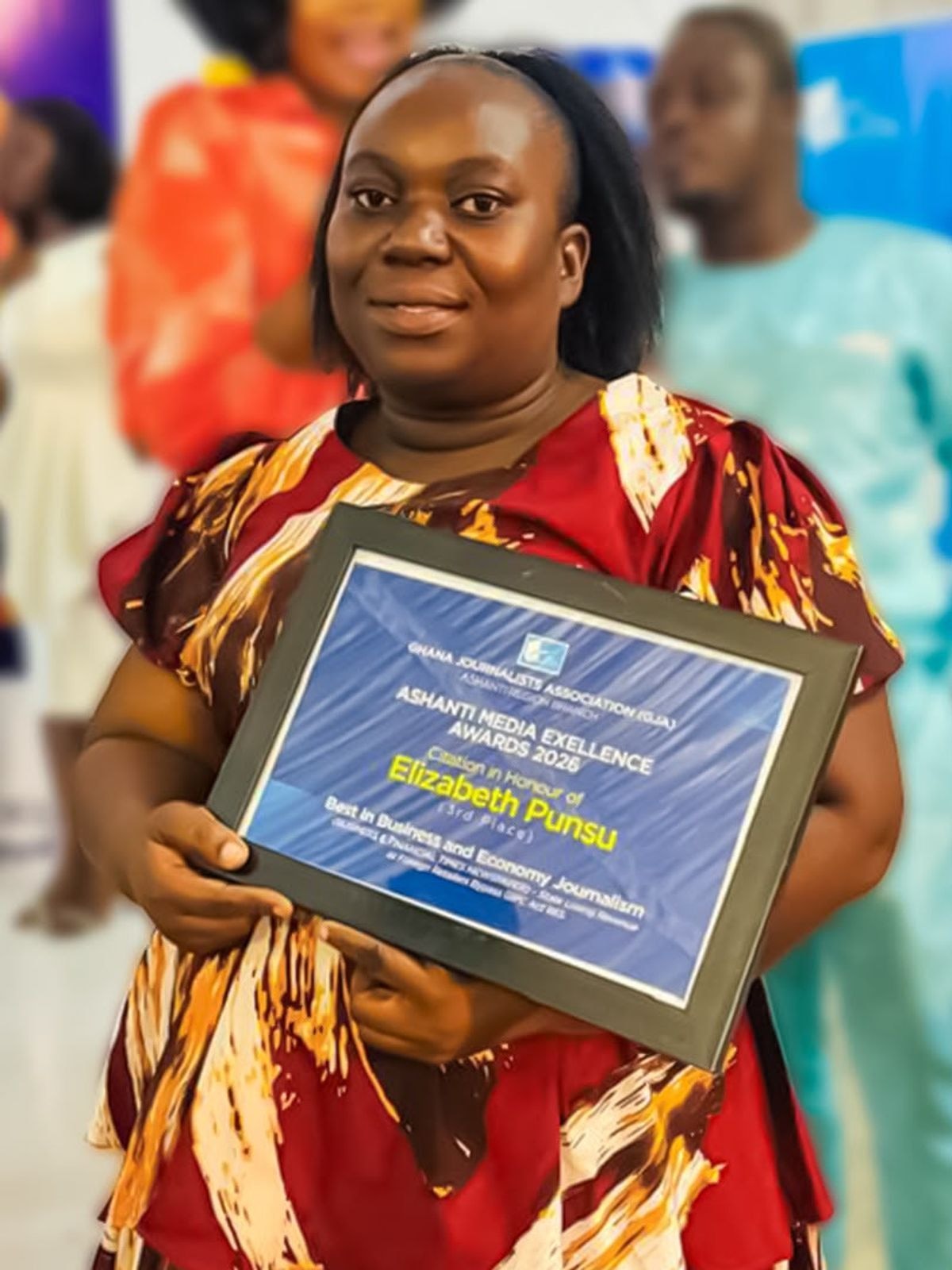 Elizabeth Punsu wins 3rd business journalism award at Ashanti GJA Awards