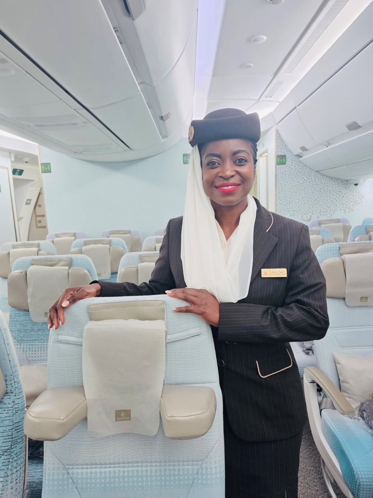 From watching planes to flying the world: Audrey Pappoe's Emirates journey