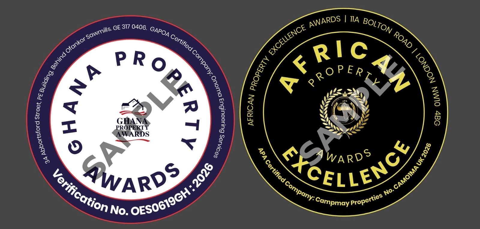 2026 ‘Property Awards’ winners to receive verification badges