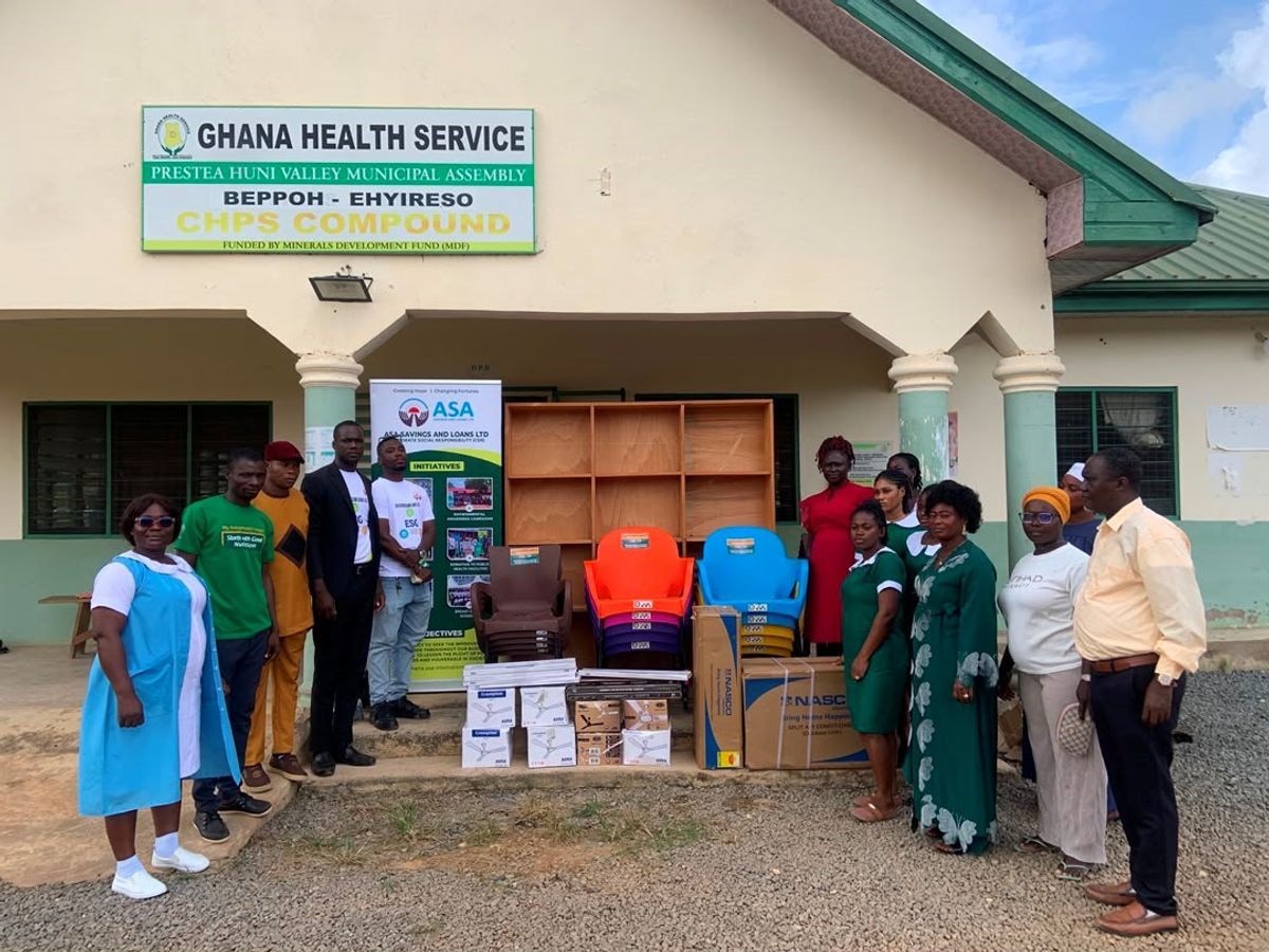 ASA Savings & Loans supports Beppoh Ehyireso CHPS Compound