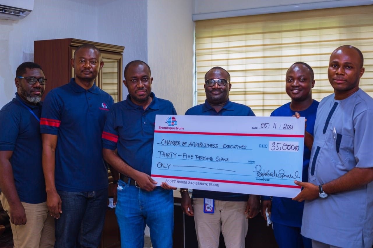 Broadspectrum sponsors Ghana Agribusiness Excellence and Leadership Awards with GHȻ35,000