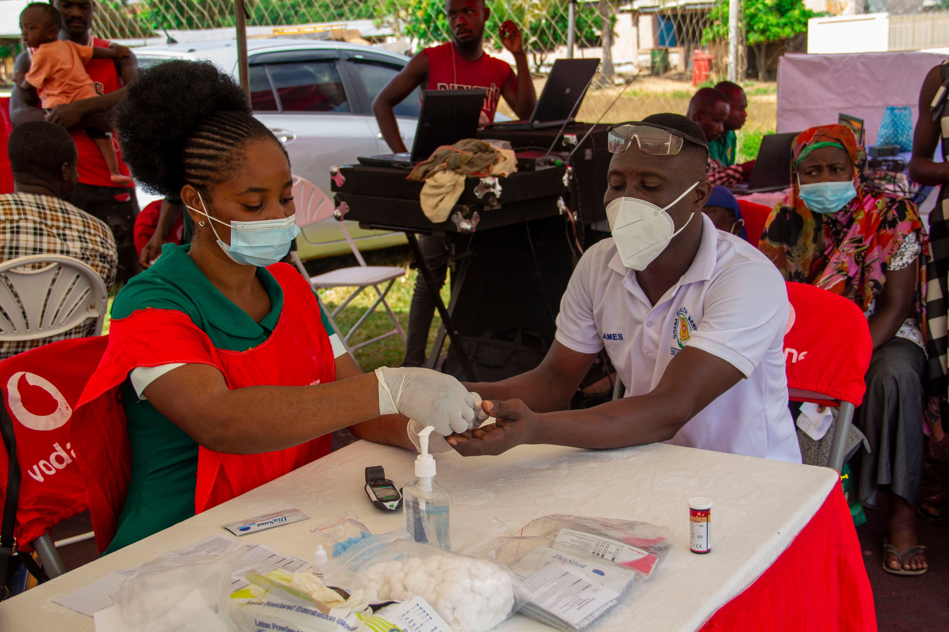 Dambai residents benefit from Vodafone Foundation’s Healthfest