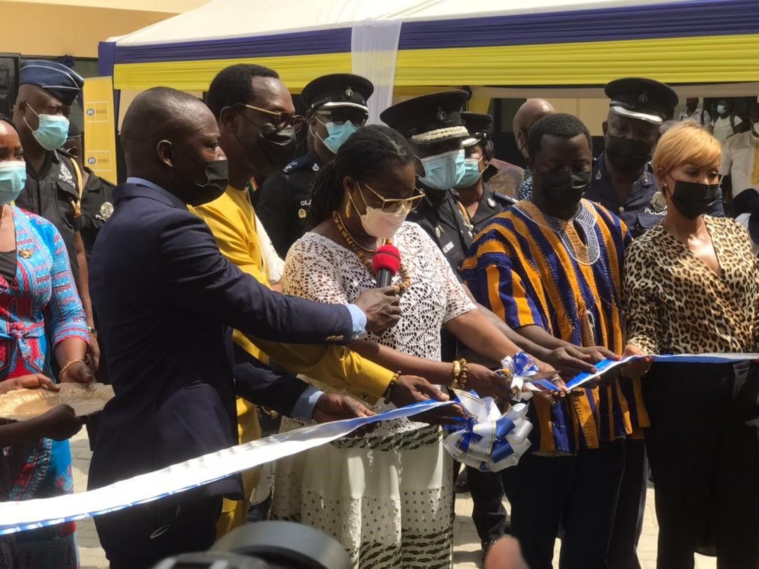 MTN hands over 24-unit classroom block to Police Depot School