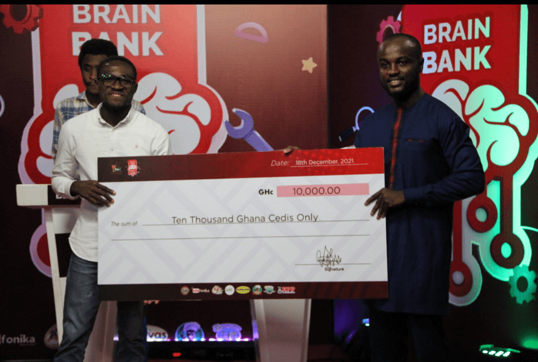 Francis Mintah Hagan wins Brain Bank challenge