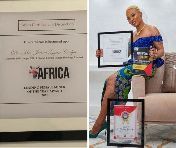 Forbes awards Joana Gyan-Cudjoe as Africa Leading Female Miner