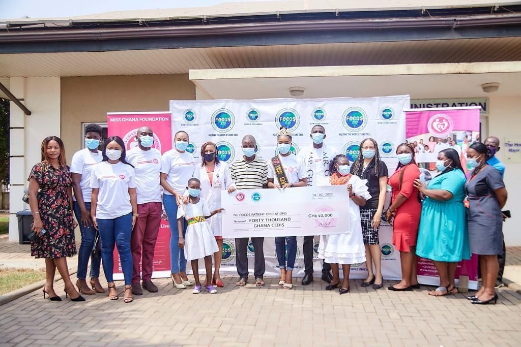 Miss Ghana Foundation supports cost of surgery for 9-year-old scoliosis patient