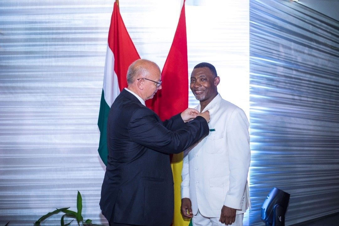 Lawrence Tetteh receives Highest Award of Hungary