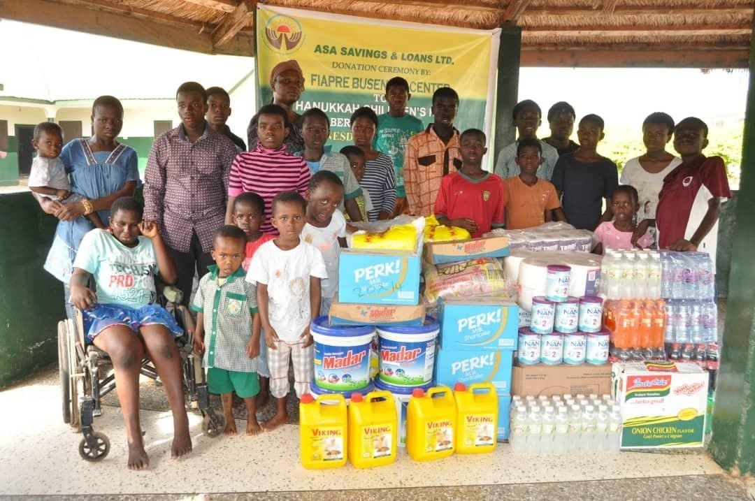ASA S&L Fiapre donates to Hanukkah Children’s Home