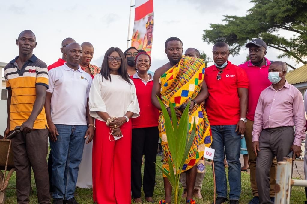 Vodafone partners Otumfuo Foundation to plant trees
