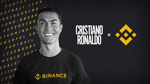 Binance signs Cristiano Ronaldo for exclusive partnership