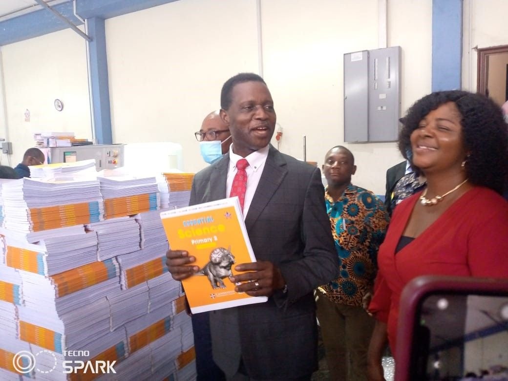 Education Minister impressed with Appointed Time Printing for delivering 50% production of textbooks to basic schools