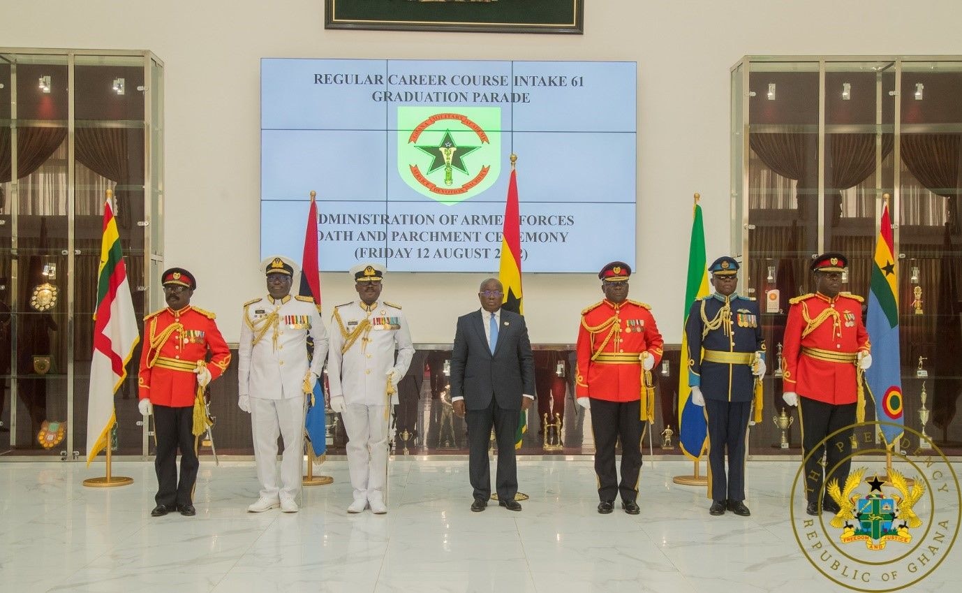Gov’t is delivering on its promise to equip the military - Akufo-Addo