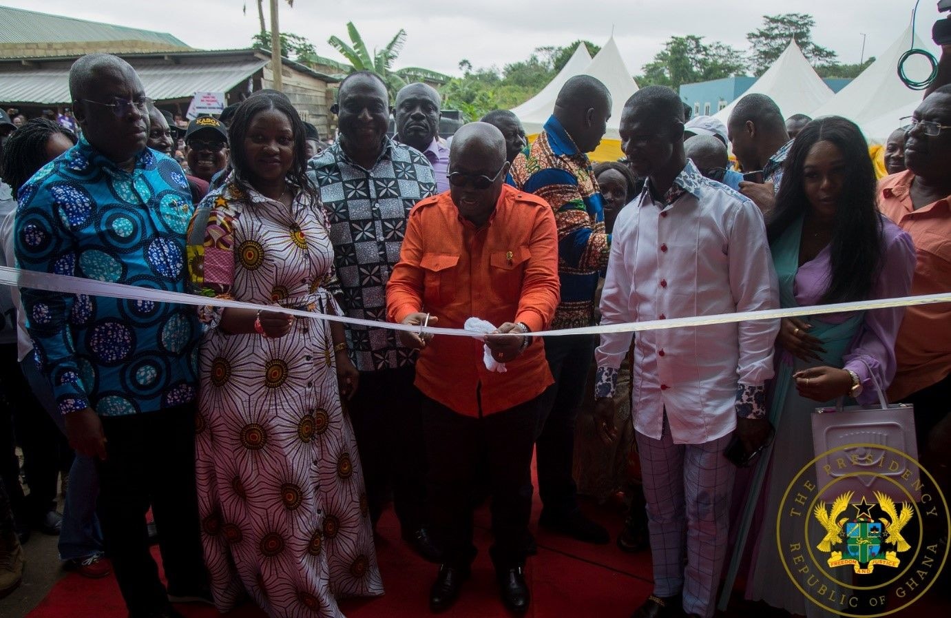 1D1F: President inaugurates factories in Awutu Senya West, Gomoa East