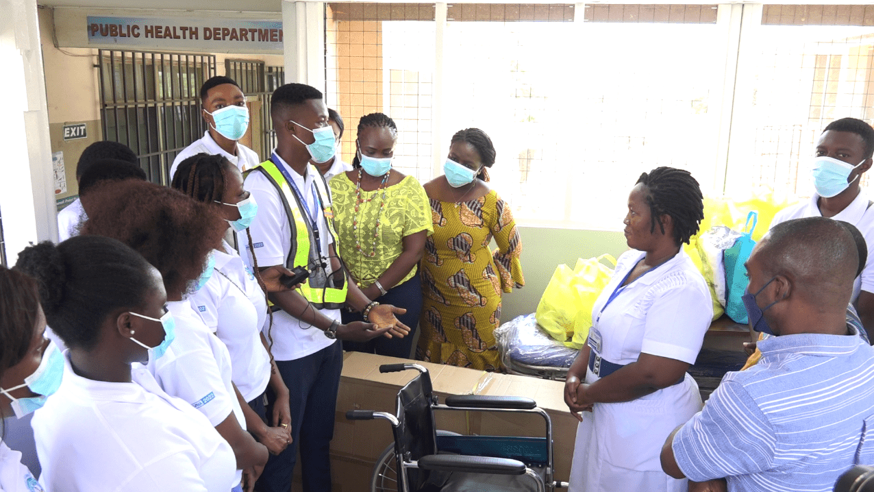 GPHA 2021/2022 National Service Personnel refurbish female surgical ward at Tema General Hospital