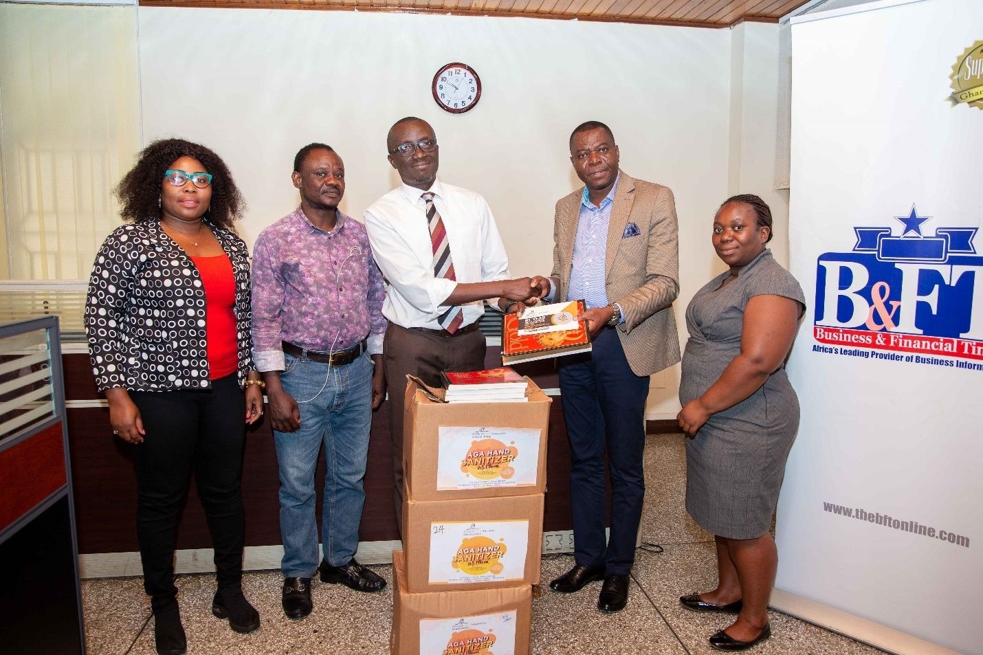 AngloGold pats B&FT on the back for professionalism