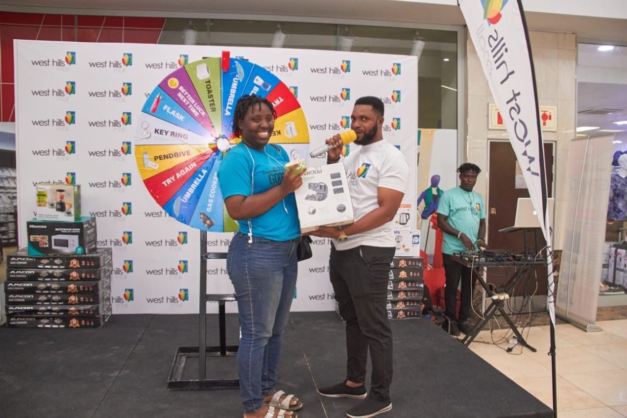 West Hills Mall excites over 2,000 shoppers with Wheel and Win promo