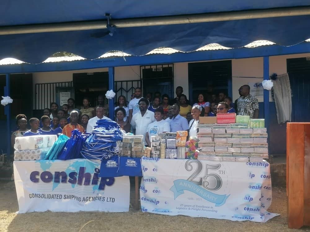Conship supports St. Mark’s Anglican Basic School and JHS at Essikado