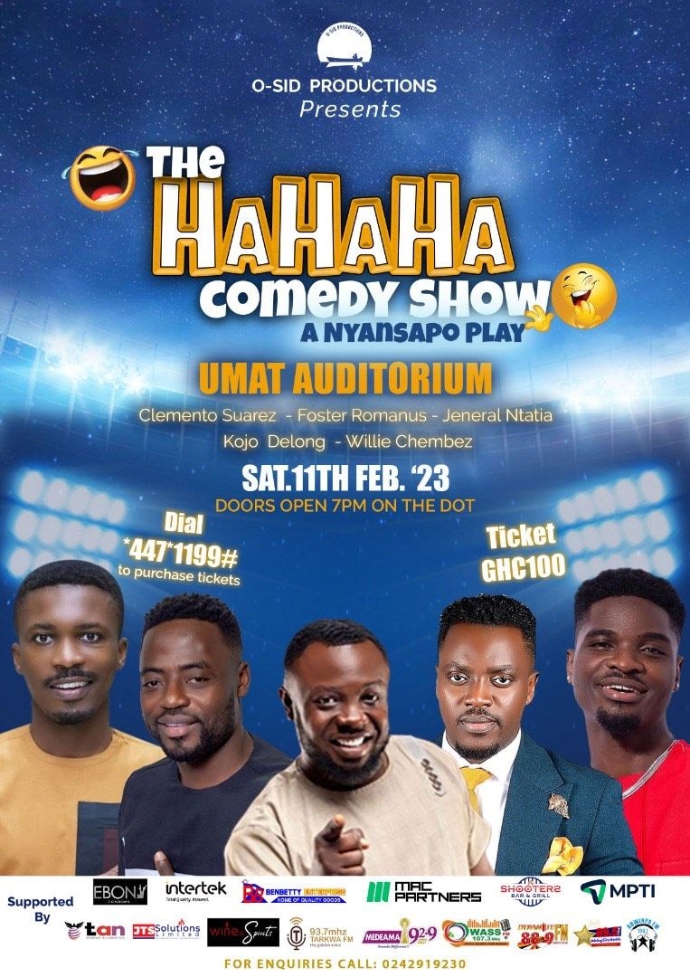 ‘The Hahaha Show’ begins 2023 in Tarkwa on Feb 11