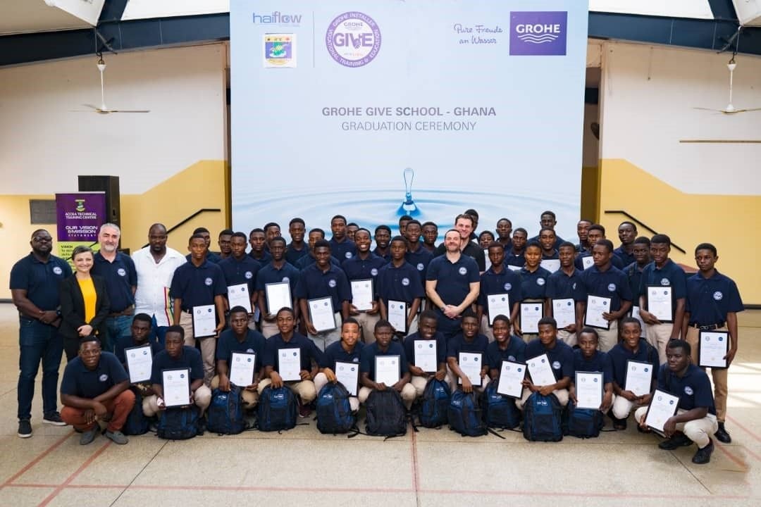 GIVE: 47 students graduate in plumbing installation