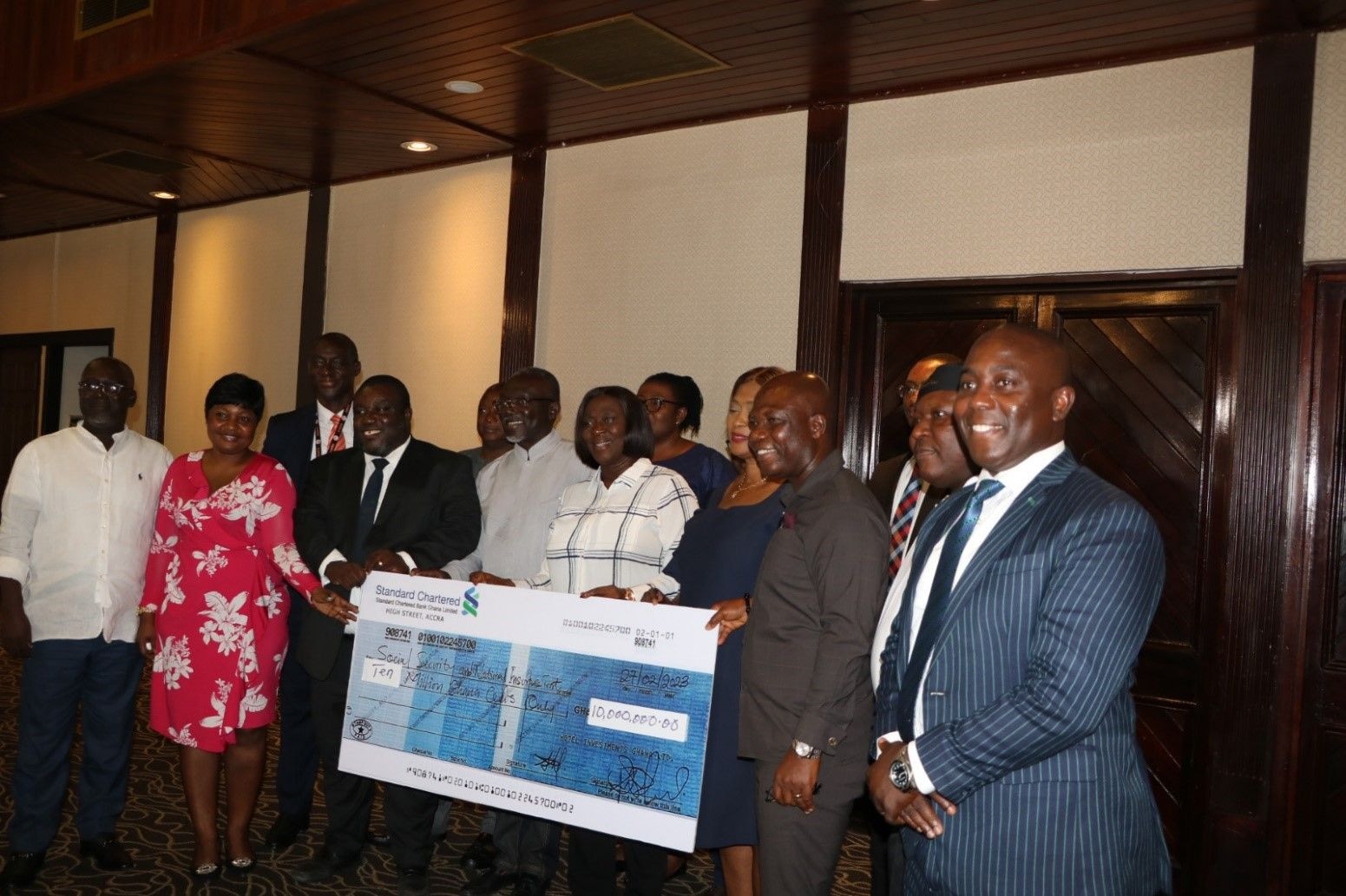 Labadi Beach Hotel presents GH¢10m dividend to SSNIT