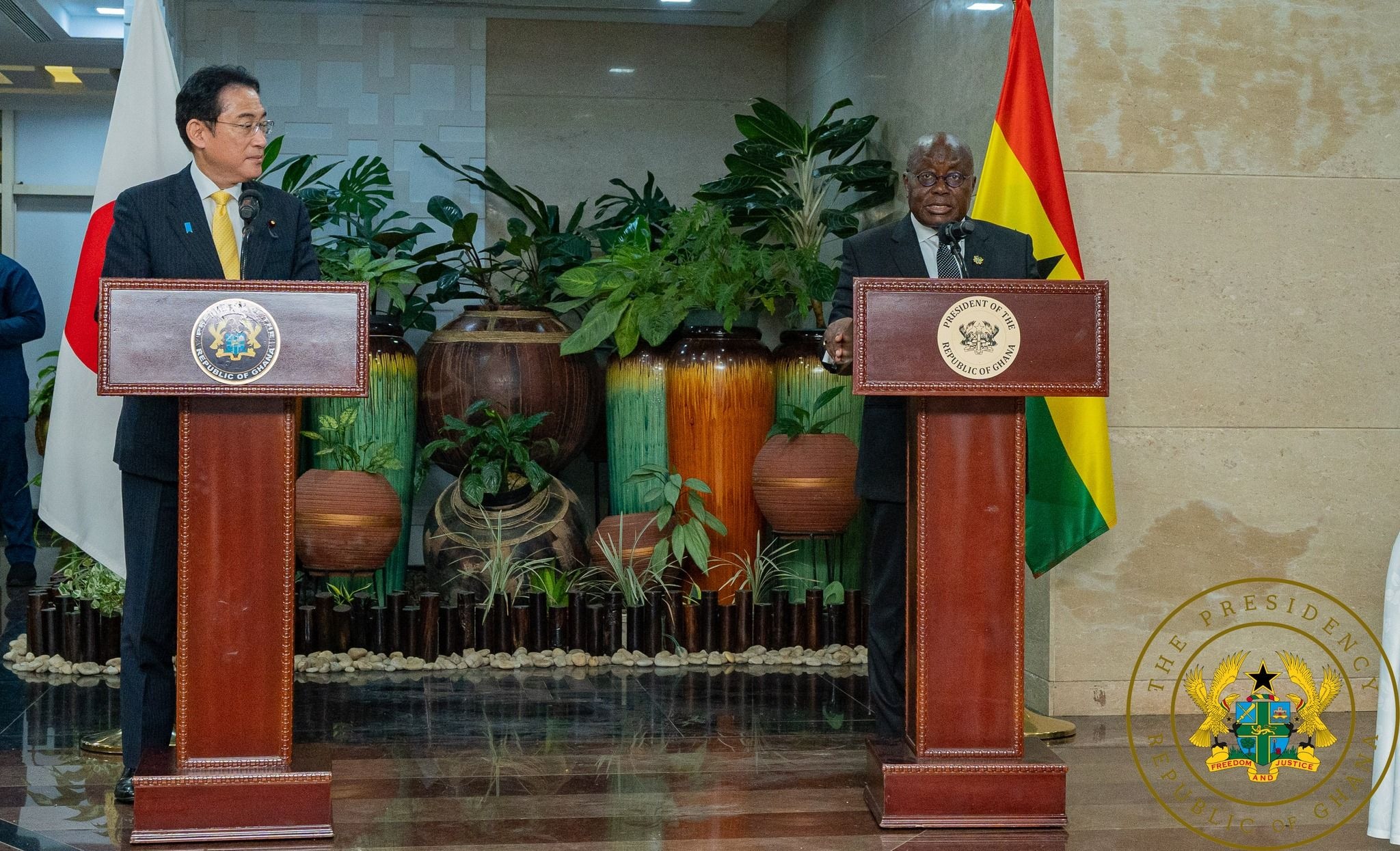 Akufo-Addo, Kishida vow to collaborate to restore global order