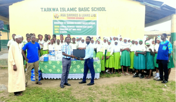 ASA Savings and Loans supports Islamic Basic School at Tarkwa