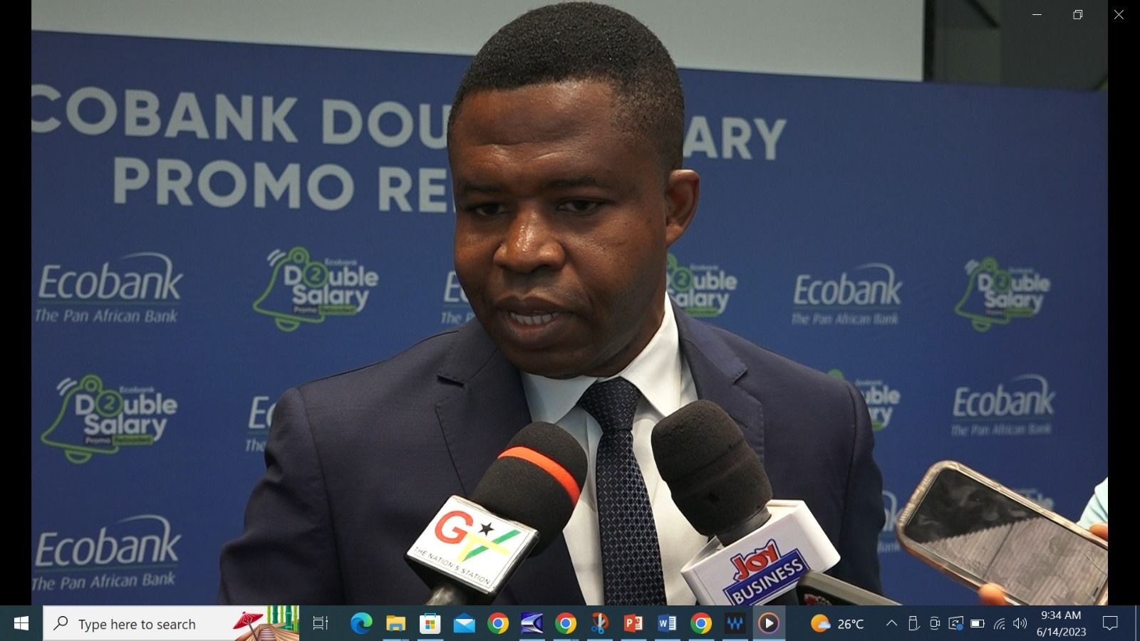 Ecobank delivers on ‘double salary’ promise as over 50 customers win big in first draw