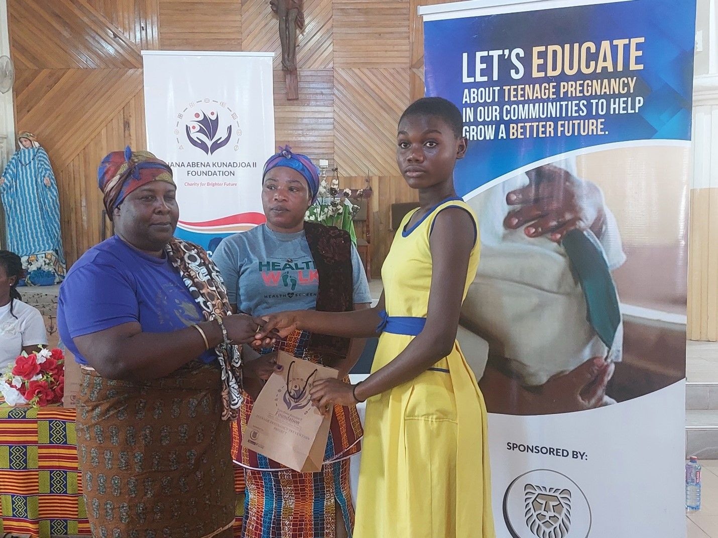 Nana Abena Kunadjoa II Foundation schools girls on teenage pregnancy  