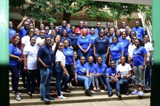 Standard Chartered staff volunteer with children with special needs