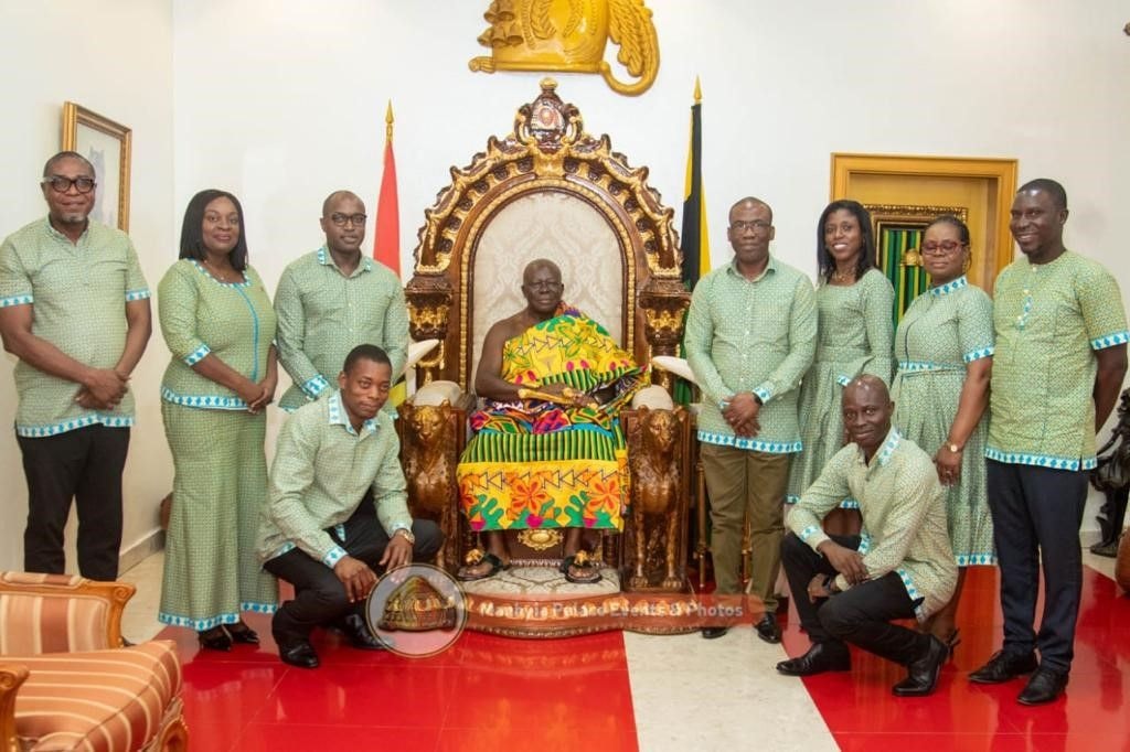 Republic Bank MD pays courtesy call on Asantehene