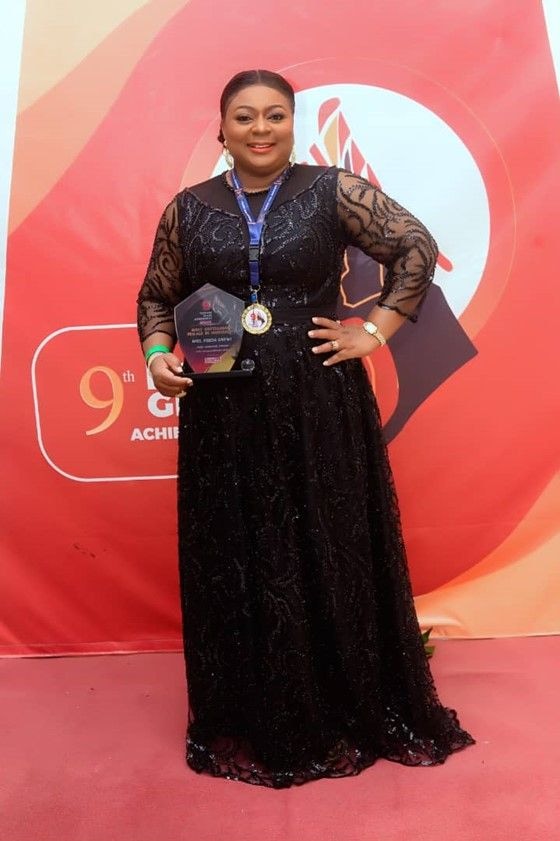 Freda Antwi honoured for Hospitality Contribution at 9th Ghana Feminine Achievement Awards