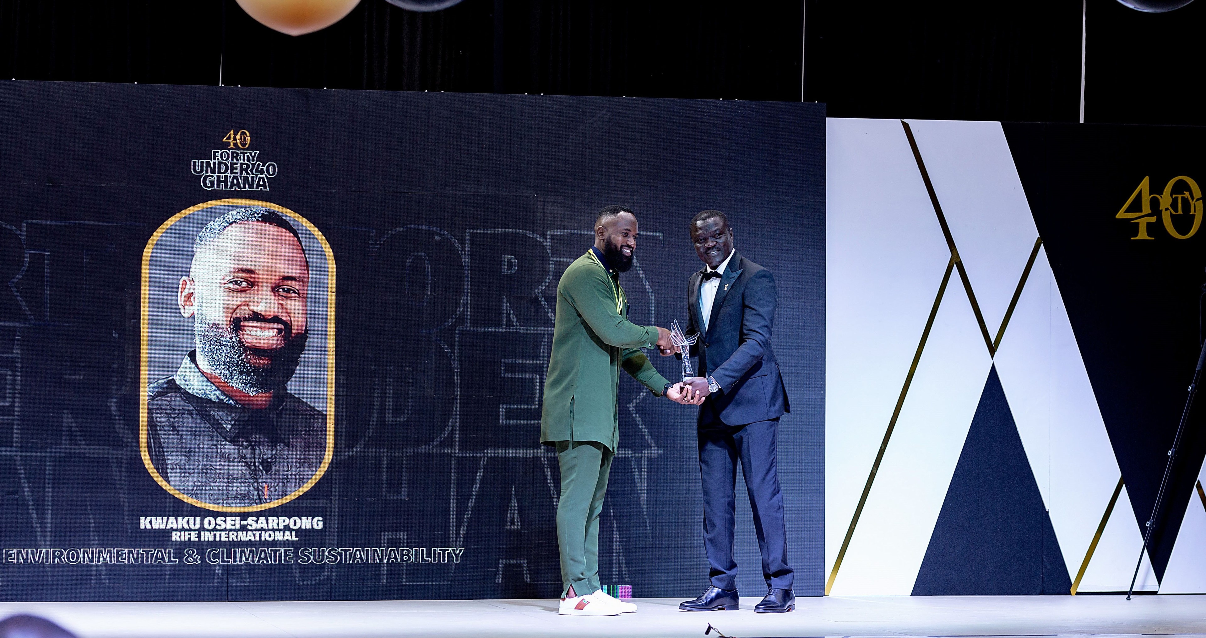 Ghana's 40 under 40 Award celebrates Kwaku Osei-Sarpong's clean energy success