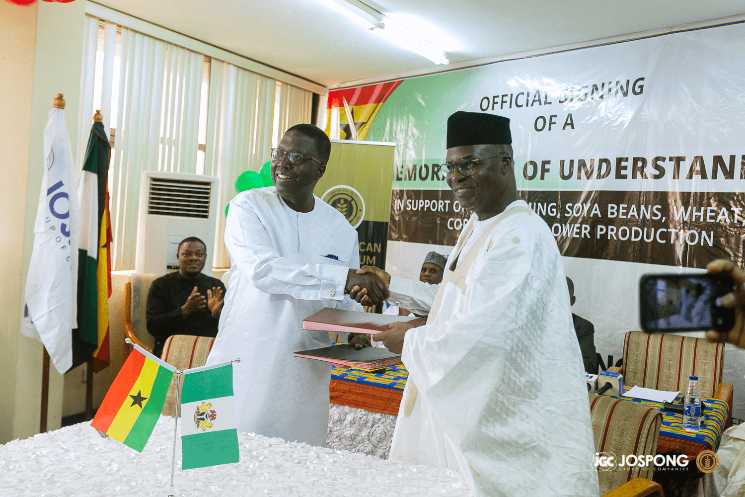 Jospong Rice project: JGC signs agreement with EGTA Investment of Nigeria