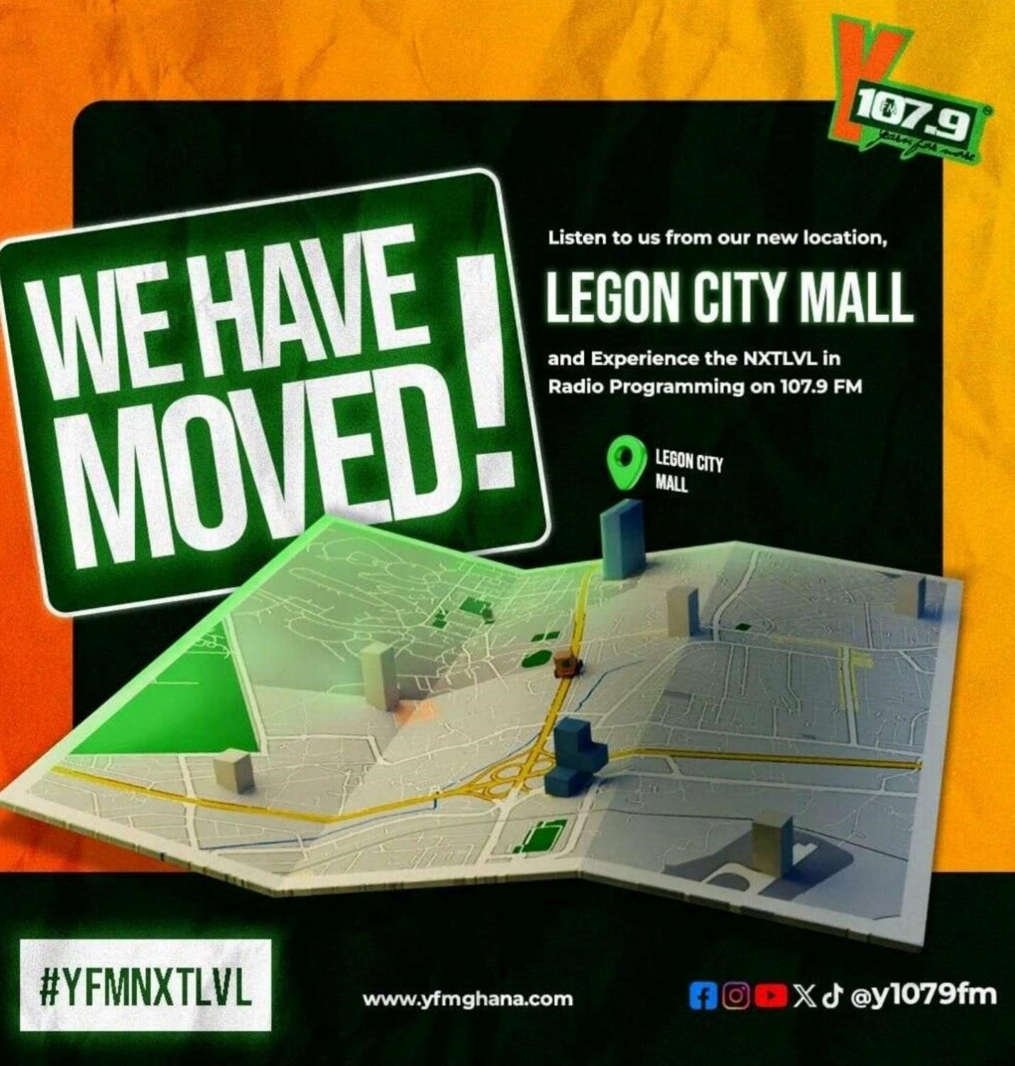 YFM moves to Legon City Mall!