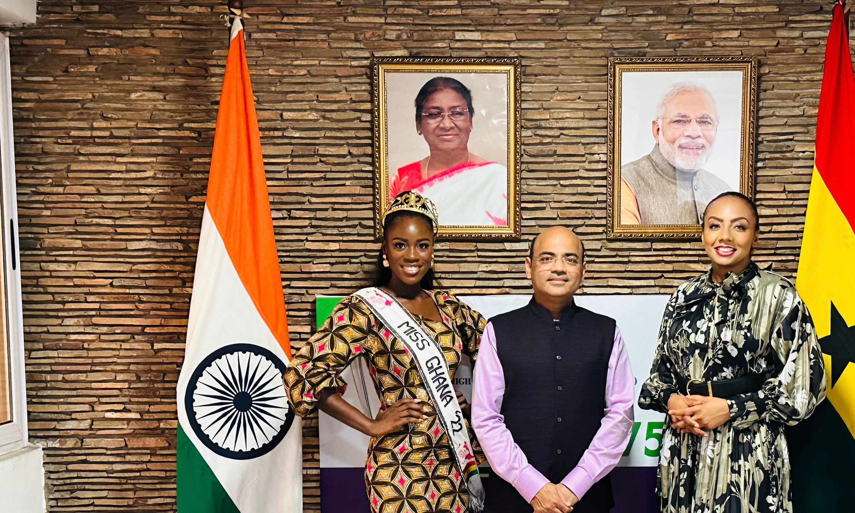 Exclusive Events Ghana pays courtesy visit to India High Commission